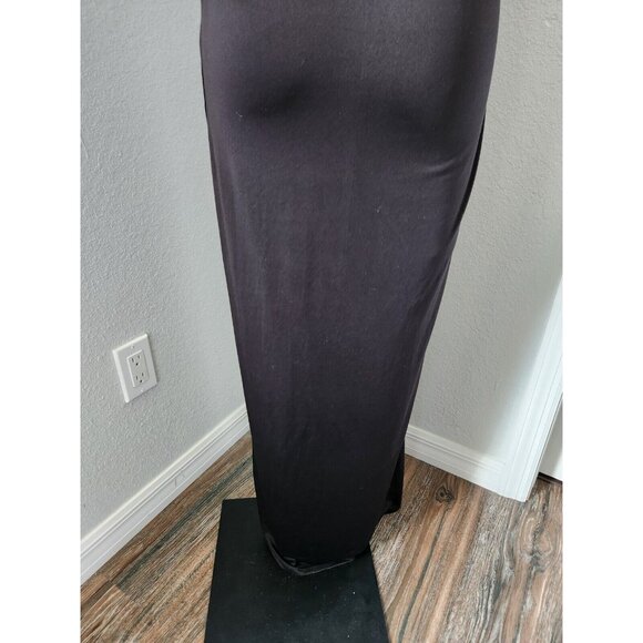 Absolutely Love It Maxi Black Dress Slim Spaghetti Straps Womens Size Small - Picture 8 of 10